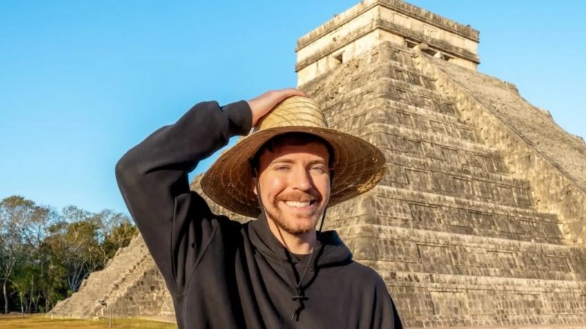 Sheinbaum reacciona a VIDEO de MrBeast en zonas arqueológicas: "Tenía permiso del INAH"
