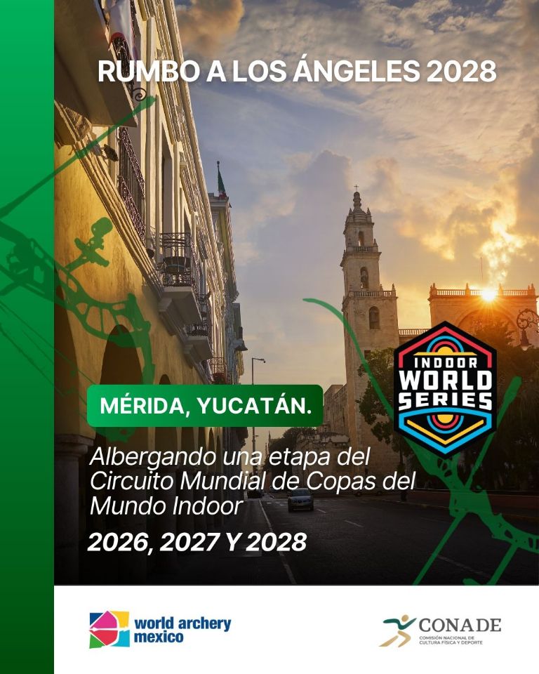 México albergará la Copa Mundial de Tiro con Arco previo a los Juegos Olímpicos 2028