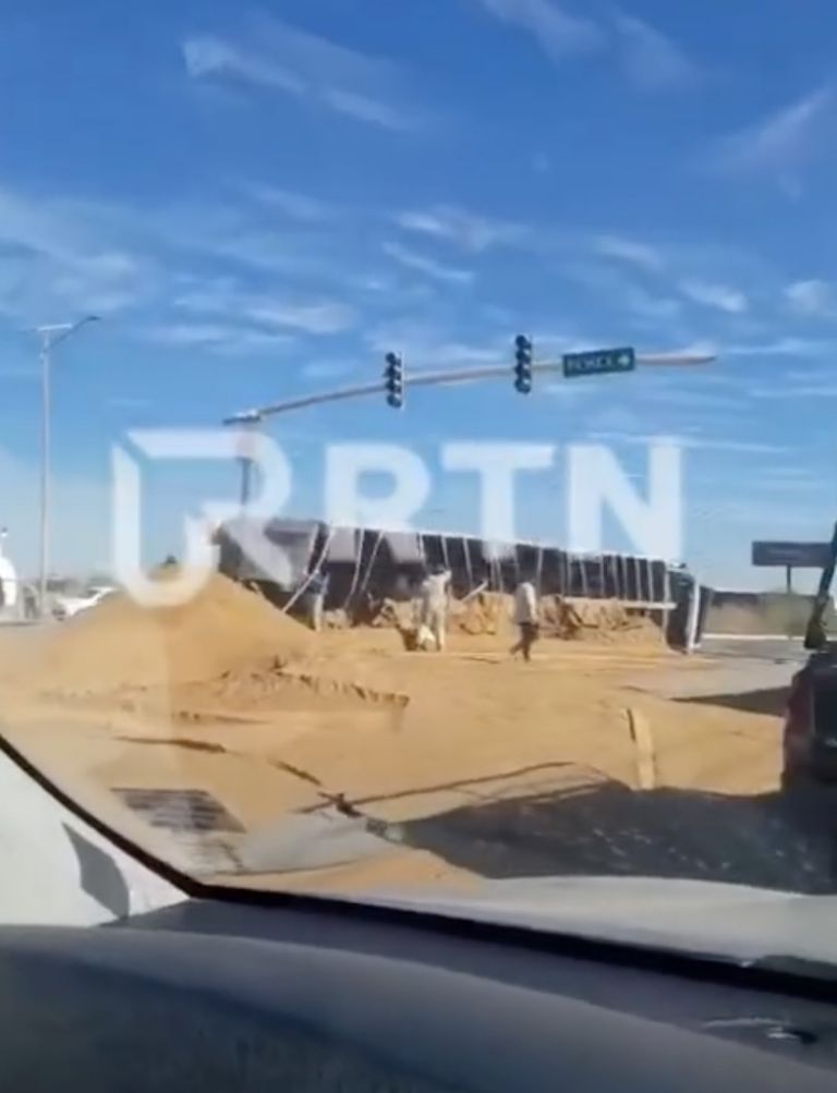 Accidente en Ciudad Obregón moviliza a las autoridades. Foto: Facebook