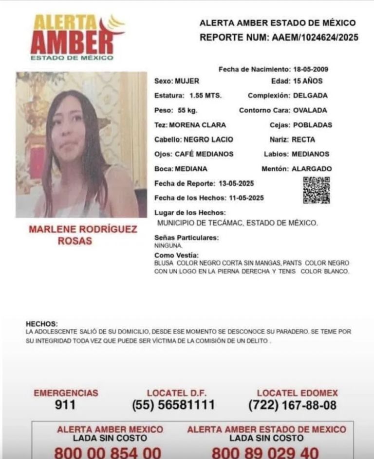 Buscan a joven desaparecida en Edomex. Foto: Facebook