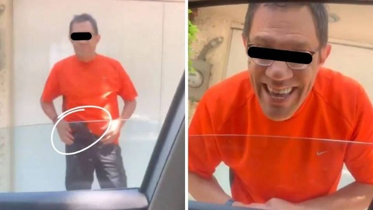 Hombre es apodado 'Lord Pistolón' en redes sociales por amenazar a un conductor en CDMX