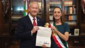 Foto ilustrativa de la nota titulada Claudia Sheinbaum recibe cartas credenciales de nuevo embajador de Estados Unidos