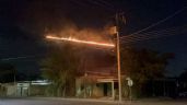 Foto ilustrativa de la nota titulada Tras explosión, cables de telefonía arden en llamas: Bomberos de Hermosillo se movilizan
