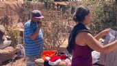 Foto ilustrativa de la nota titulada DIF Cajeme apoya con ropa, calzado y láminas a víctimas de incendio en Pueblo Yaqui