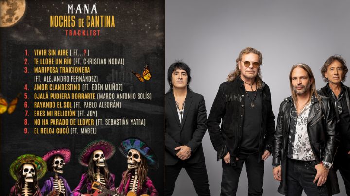 'Noches de Cantina': Maná anuncia la fecha de lanzamiento de su nuevo álbum