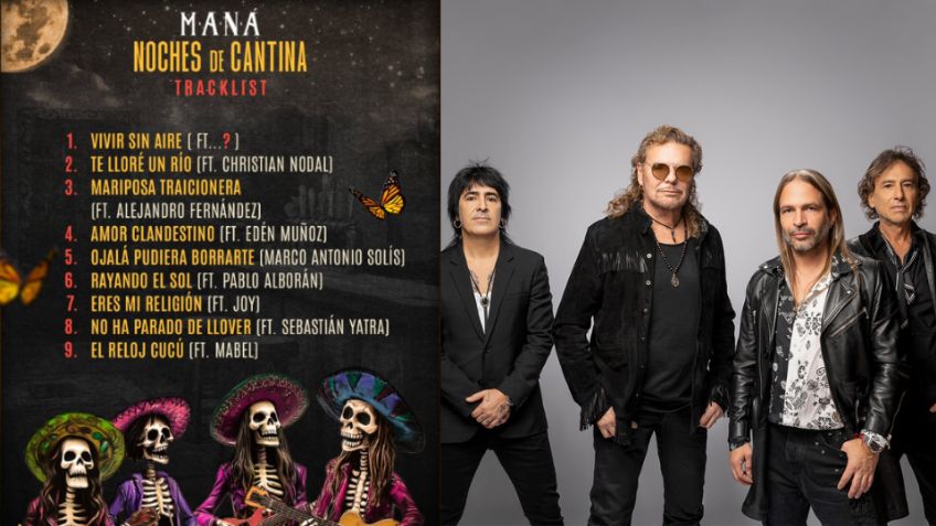 'Noches de Cantina': Maná anuncia la fecha de lanzamiento de su nuevo álbum