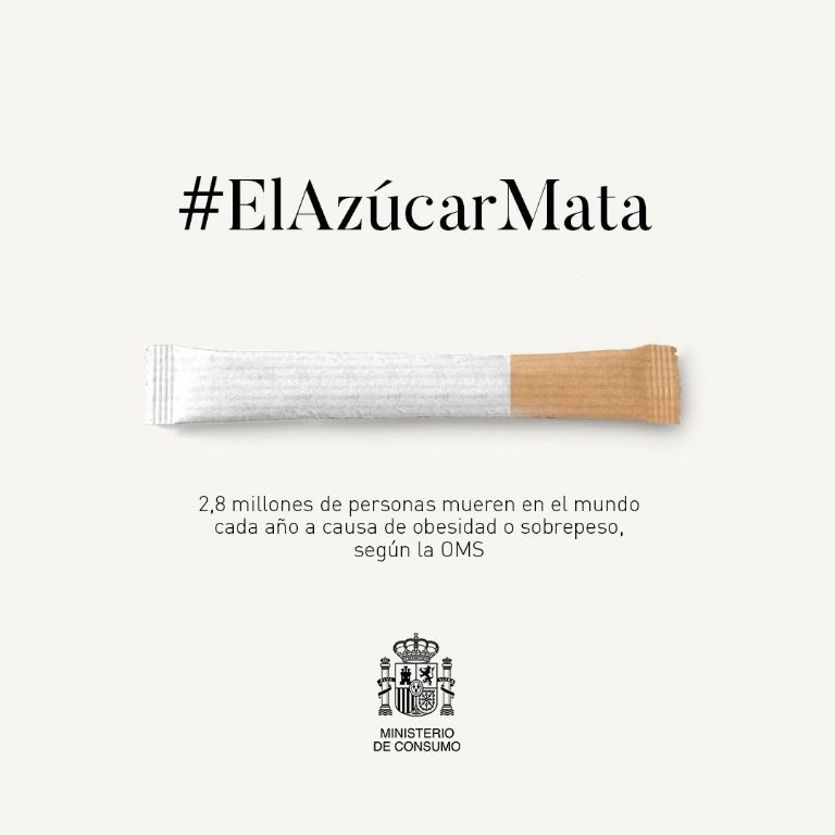 El azúcar añadida causa alteraciones/ Créditos: Twitter @consumogob