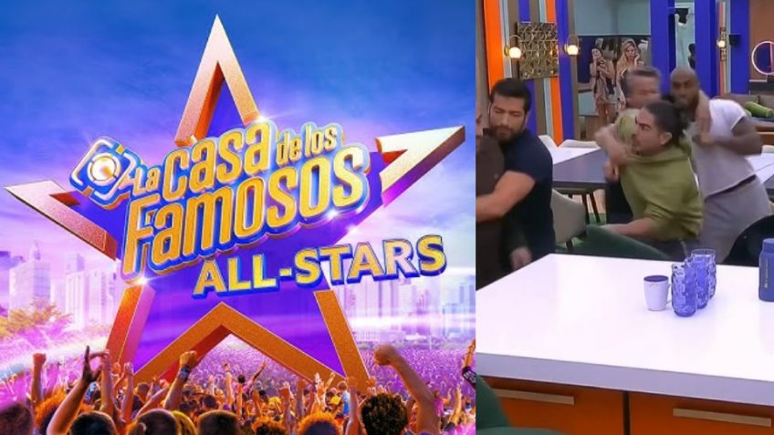Entre gritos desesperados y empujones: Así separaron pelea a golpes en 'LCDLF All Stars'