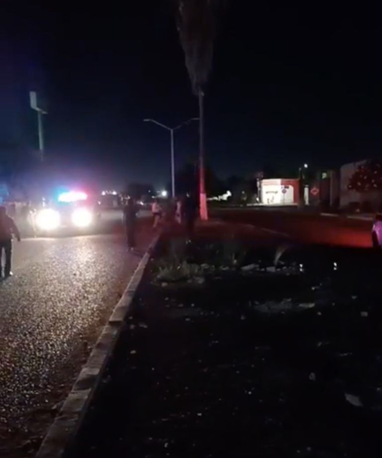 La balacera movilizó a las autoridades rápidamente. Foto: Facebook