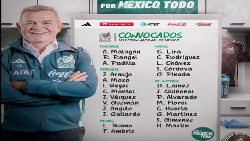La Selección Mexicana deja a 35 jugadores para la Copa Oro 2025; estos fueron los convocados