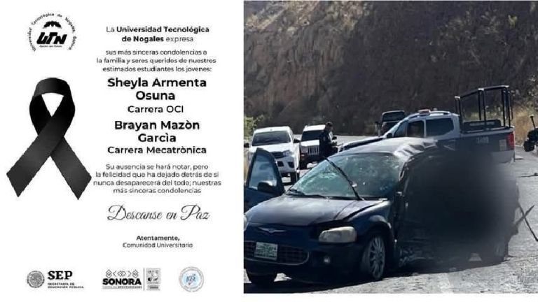 Fallecen estudiantes de la UTN en fatal accidente sobre Periférico Oriente en Nogales