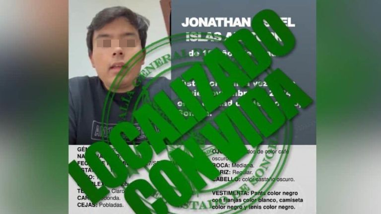 Jonathan fue involucrado en un secuestro luego de estar desaparecido