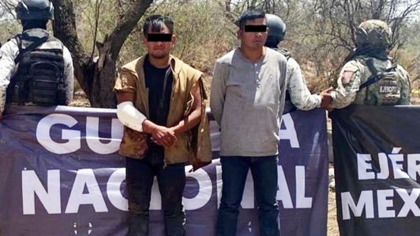 Caen dos integrantes de grupo criminal tras persecución y balacera al norte de Sonora