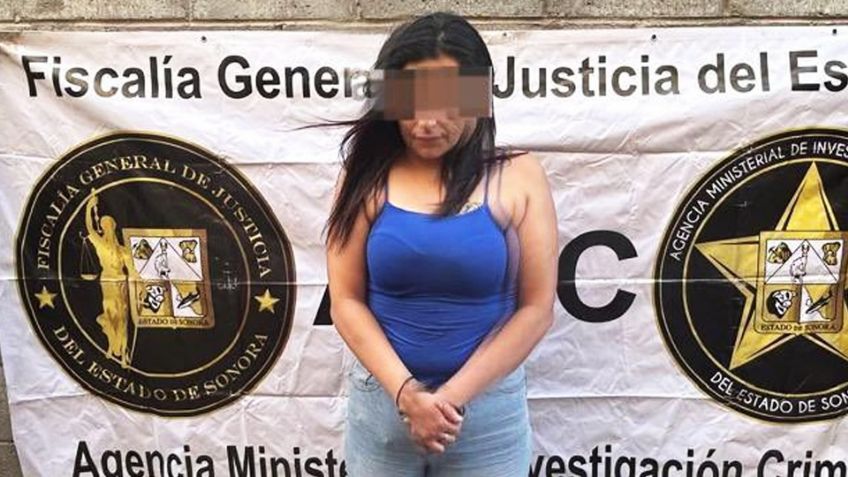 Angélica intentó huir, pero fue detenida en Hermosillo; llevaba 37 envoltorios de crystal