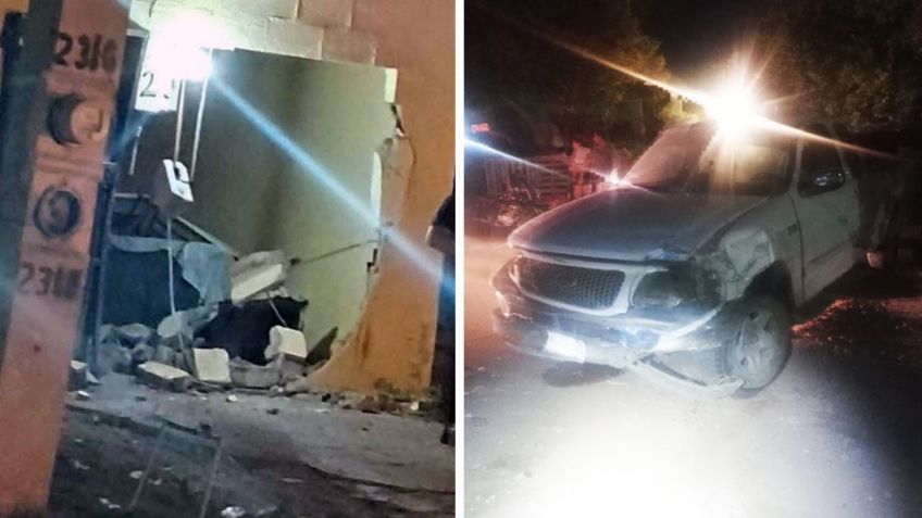 Por poco provoca tragedia: Vehículo termina dentro de domicilio en Ciudad Obregón