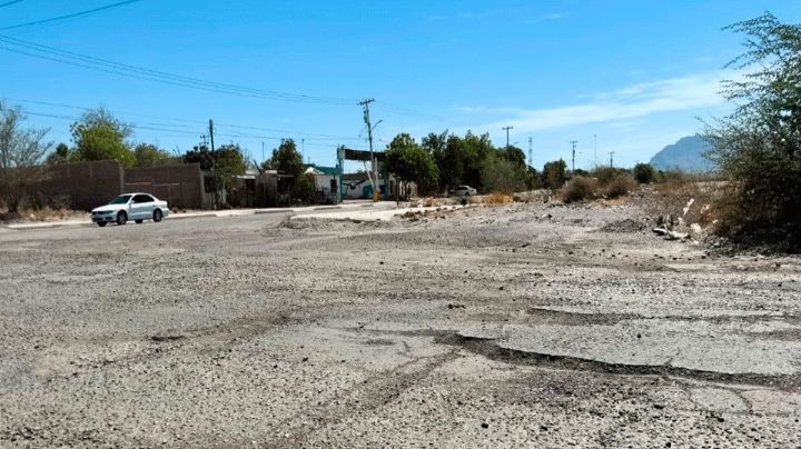 Ciudad Obregón: Vecinos denuncian pésimo estado del boulevard Las Torres