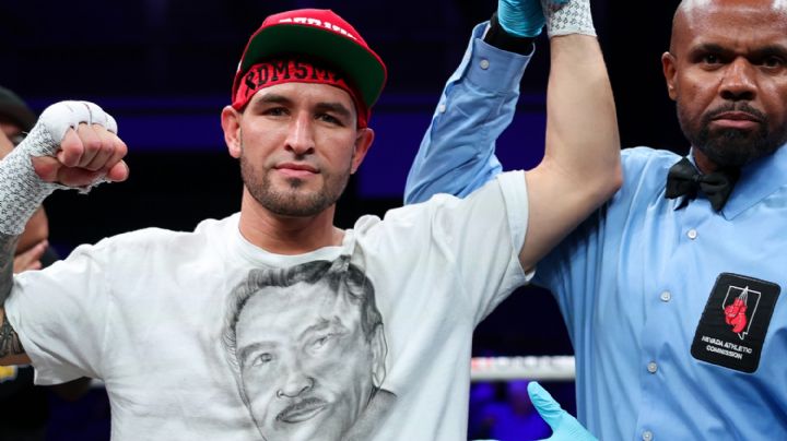 El cajemense 'Somer' Domínguez tiene explosivo debut en Las Vegas: gana por la vía rápida