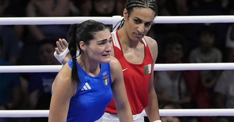 Khelif no tuvo rivales sobre el cuadrilátero