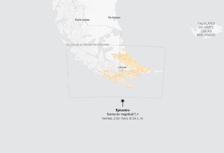 Epicentro del terremoto en Chile afectó a otros paises de sudamérica