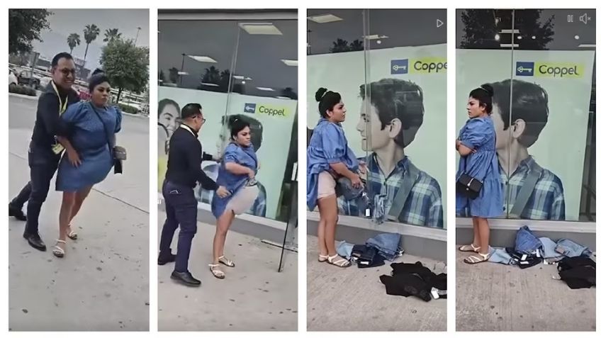 Video: Se volvió viral en redes sociales por fingir embarazo para robar en tienda