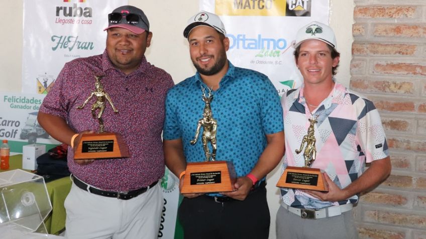 Martín Flores es campeón en el Torneo Anual de Invitación del Club de Golf Obregón