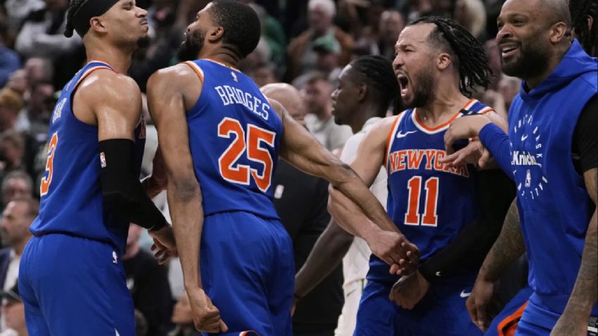 Los New York Knicks remontan 20 puntos y silencian a los campeones en Boston