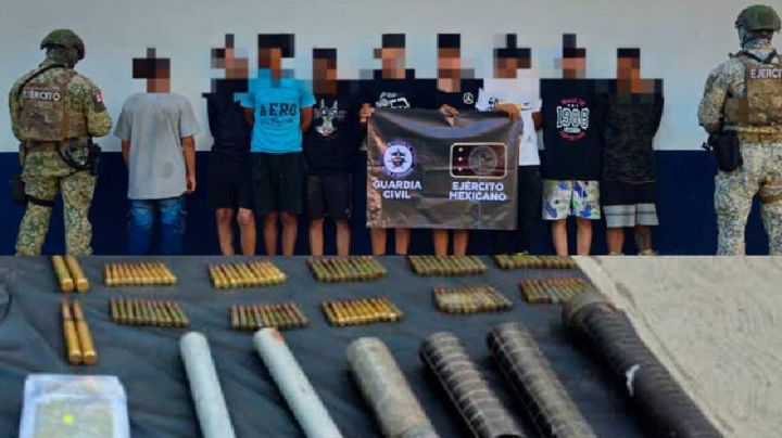 CJNG: detienen a ocho venezolanos y un hondureño durante operativos en Michoacán