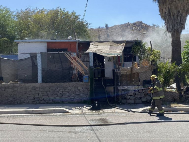 Incendio en Hermosillo moviliza a las autoridades. Foto: Facebook