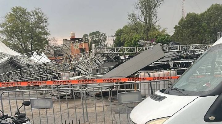 Colapso de escenario por el Día de las Madres deja 7 lesionados en la CDMX