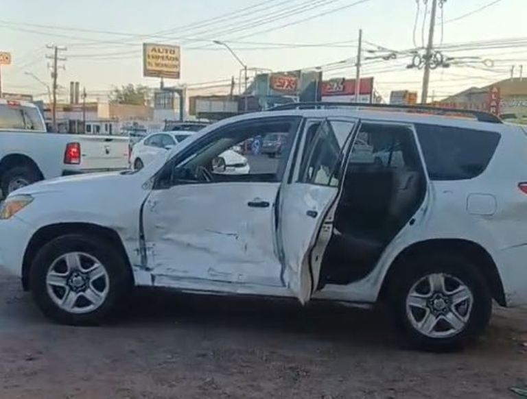 El automóvil particular implicado en el accidente