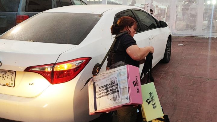 Elección Judicial: Llegan los primeros paquetes electorales al Consejo de Hermosillo