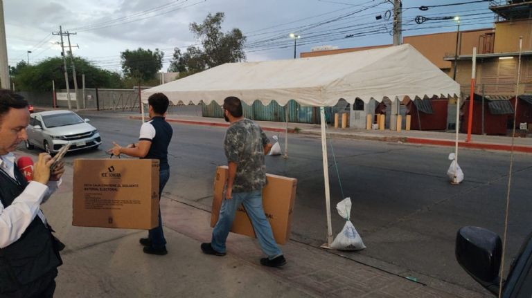 Los paquetes fueron entregados de manera ordenada