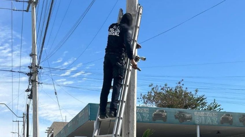 Desmantelan red de vigilancia clandestina en Hermosillo; 21 cámaras fueron retiradas