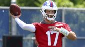 Foto ilustrativa de la nota titulada: Josh Allen se olvida de su reciente boda y se enfoca en los Bills de Búfalo