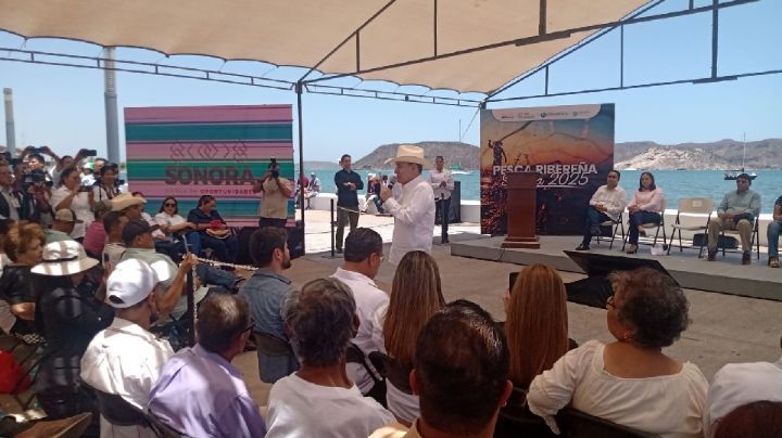 Alfonso Durazo Montaño anuncia apoyos para los pescadores ribereños de Sonora