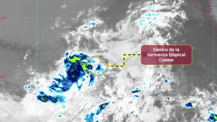 ¿Cuáles son los efectos de la Tormenta Tropical 'Cosme' HOY 11 de junio? Conagua informa