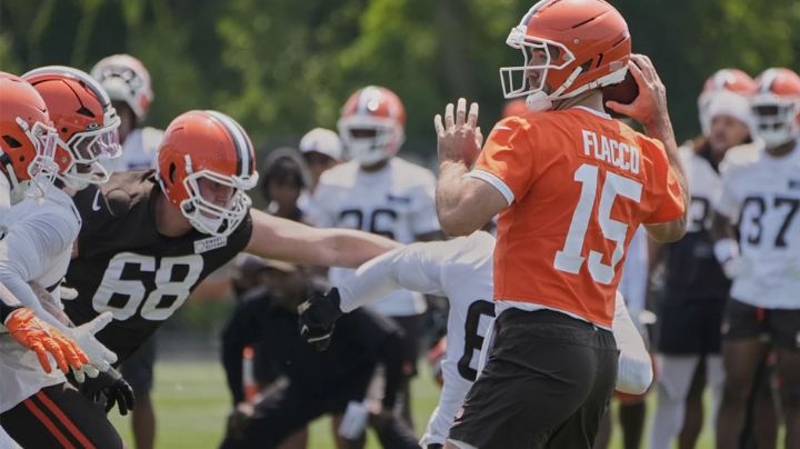 Flacco, satisfecho con el trabajo de pretemporada, pese a la competencia en Browns
