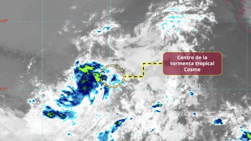 ¿Cuáles son los efectos de la Tormenta Tropical 'Cosme' HOY 11 de junio? Conagua informa