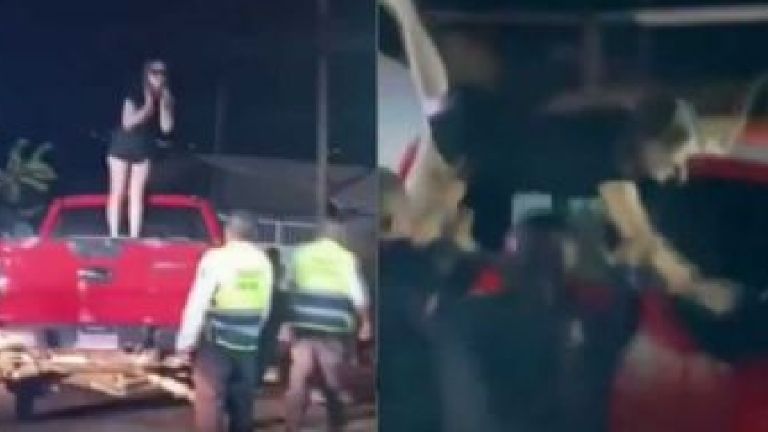 Detienen a mujer por causar accidente y exige sus ‘derechos’ al ser arrestada en Michoacán