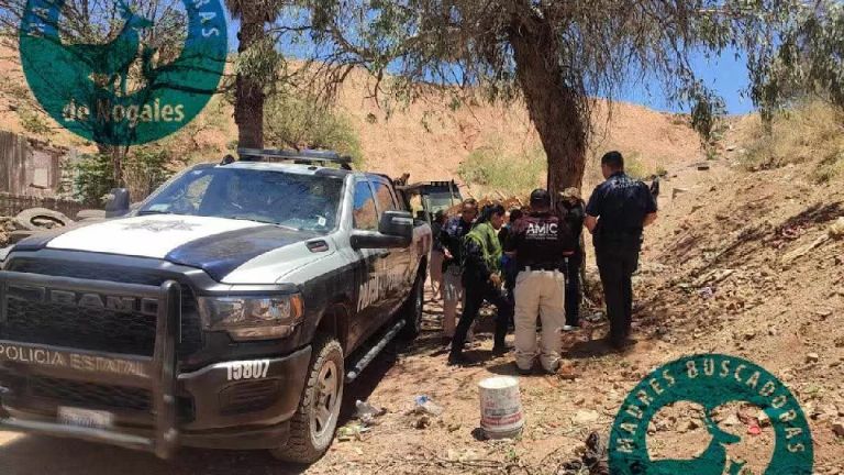 Madres Buscadoras de Nogales encuentra osamenta dentro de fosa clandestina en Bella Vista