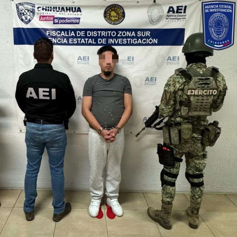 El acusado de asesinato fue trasladado a Chihuahua