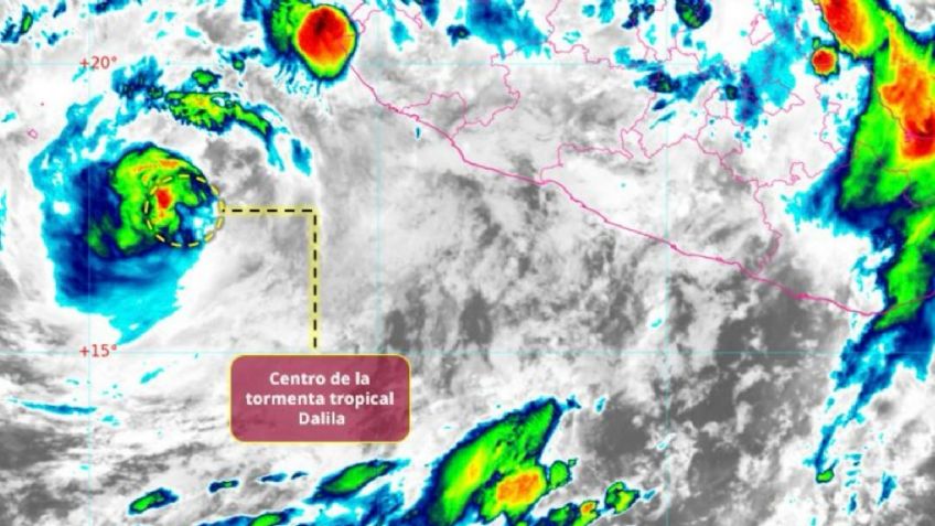 Tormenta Tropical 'Dalila' en México: ¿Cuáles serán sus efectos y trayectoria HOY 15 de junio?