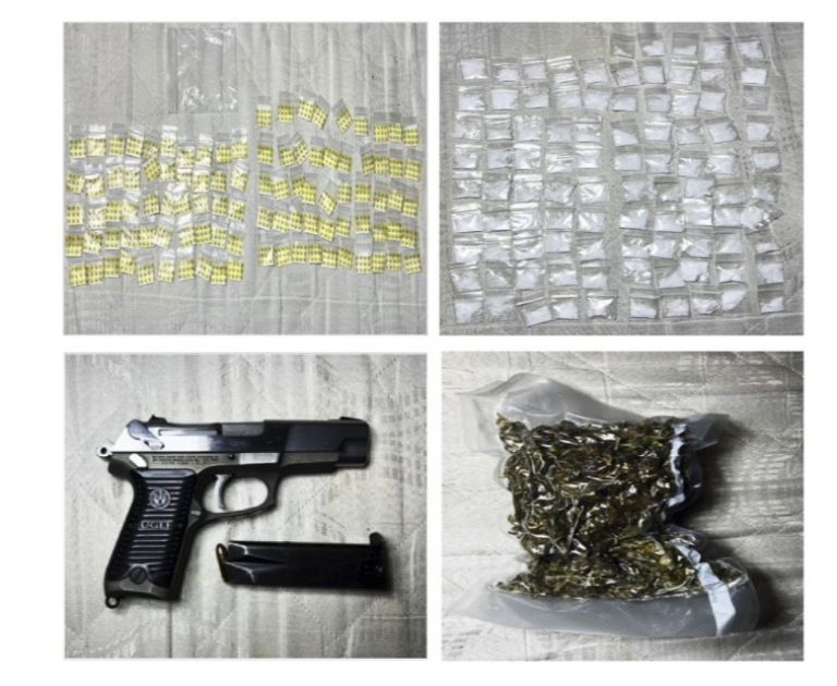 Fueron incautadas más de 200 dosis de droga 