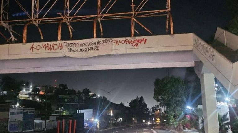 Arrestan a tres hombres por colocar narcomantas atribuidas al CAF en Tijuana