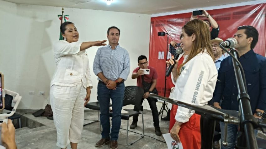 Mary Leyva asume la dirigencia del PRI en Cajeme arropada por liderazgos