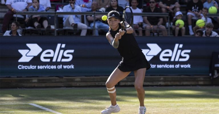 La china fue mejor sobre el césped