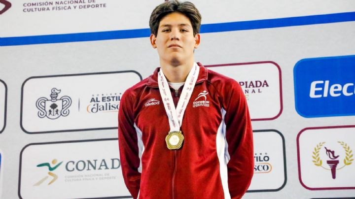 El sonorense Alfredo Velázquez se baña de oro en la Olimpiada Nacional 2025