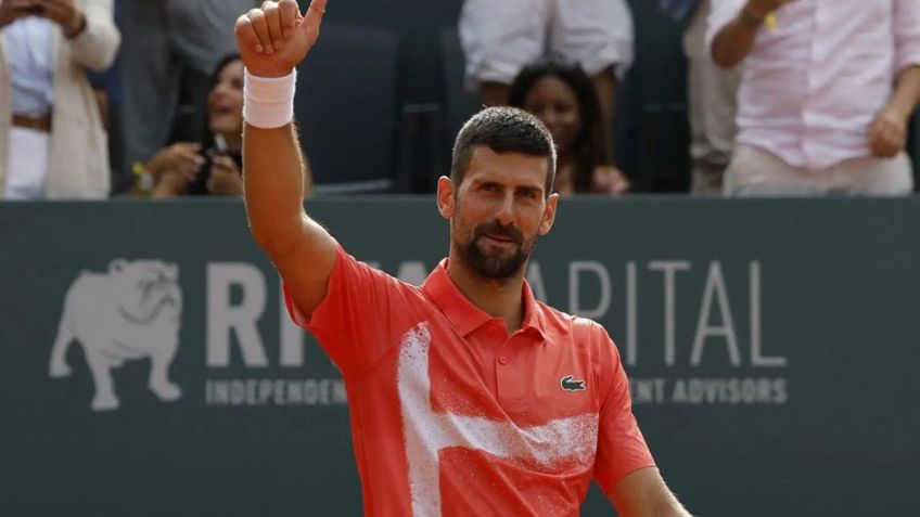 Novak Djokovic arrolla a Cam Norrie y saca '100' en el Abierto de Francia