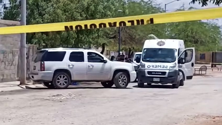 Abandonan cuerpo 'embolsado' y narcomensaje frente a jardín de niños en Hermosillo