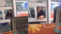 Mujeres desesperadas por alcohol insultan a trabajador de tienda OXXO y dañan el lugar